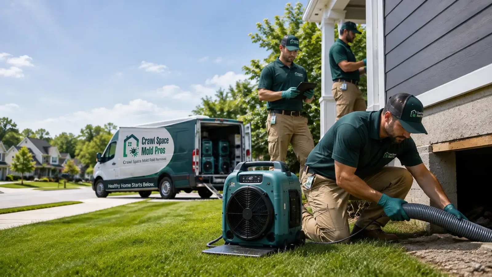 Crawl Space Mold Removal in Dafter, MI